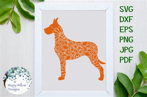 Download Free Dog Mandala Bundle SVG/DXF/EPS/PNG/JPG/PDF Files DXF Files