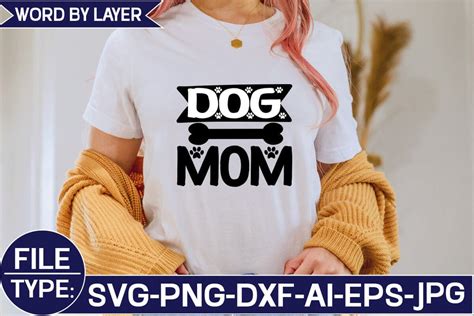 Download Free Dog Mom - Svg Cut File DXF Files