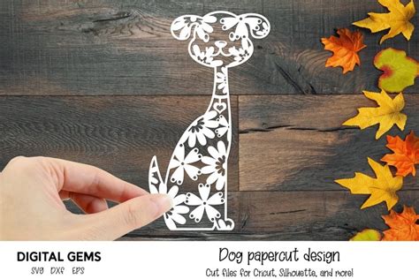Download Free Dog Paper Cut SVG / DXF / EPS Files DXF Files
