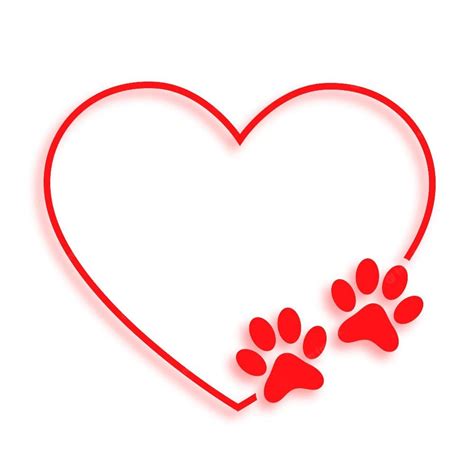 Download Free Dog Paw with Heart Toe | Embroidery Files