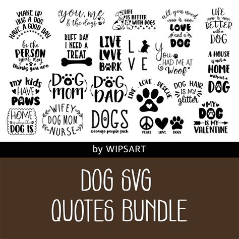 Download Free Dog SVG Quotes Commercial Use