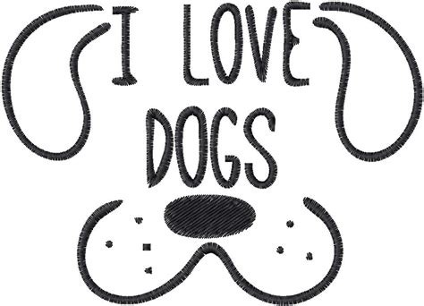 Download Free Dog Saying Machine Embroidery Pattern Files DXF Files