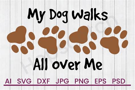 Download Free Dog Walks - SVG File, DXF File Commercial Use Free PSD Mockups