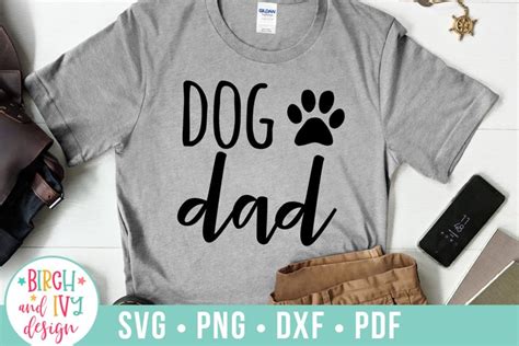 Download Free Dog dad SVG Cut File DXF Files