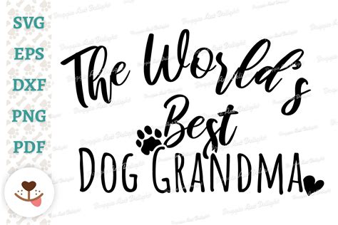 Download Free Dog grandma SVG Files DXF Files