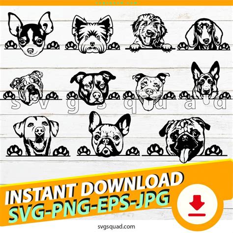Download Free Dogs Printable,Dogs Collage Sheets,Dogs Images Cricut SVG DXF Files
