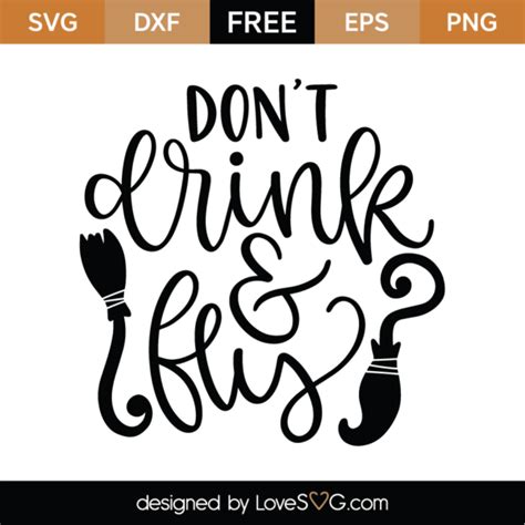 Download Free Don't Drink And Fly SVG Cut File Commercial Use Free PSD Mockups