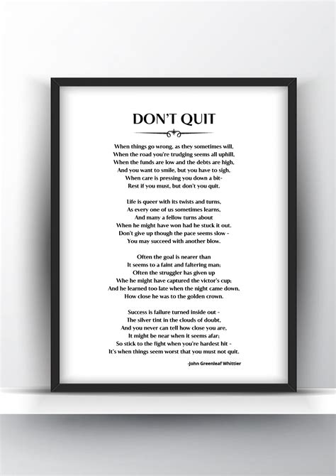 Download Free Don't Quit Printable