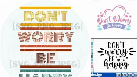 Download Free Don't Worry Be Happy Files DXF Files