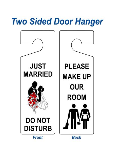 Free Door Hanger Template Word