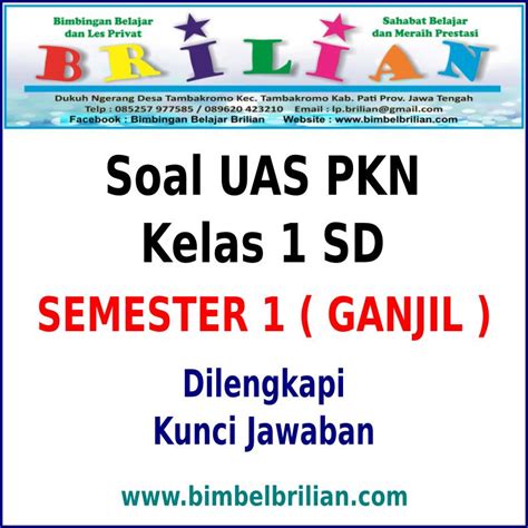 Free Download Soal Pkn Kelas 1 Sd Dan