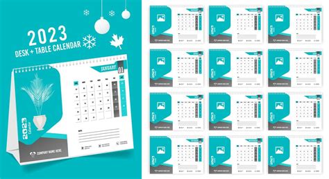 Free Download Table Calendar Layout