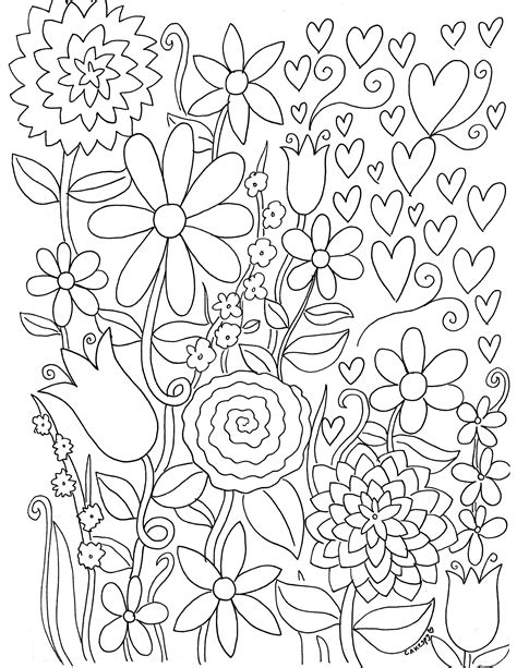 Free Downloadable Coloring Pages For Adults