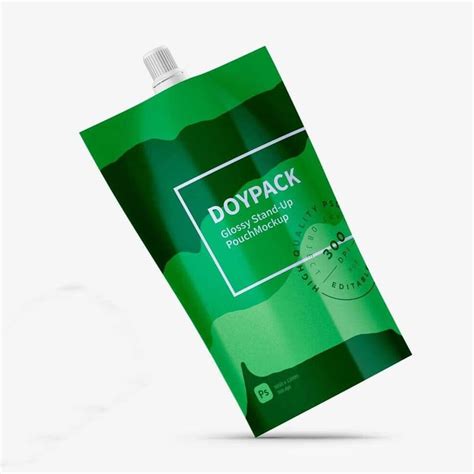 Download Free Doy-Pack With Side Cap Spout PSD Generator PSD Files