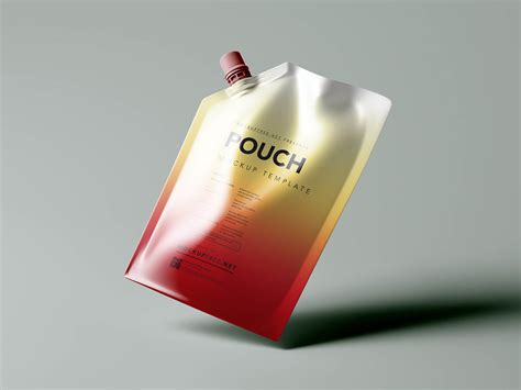 Download Free Doy-Pack With Side Cap Spout PSD Object Mockups PSD Files