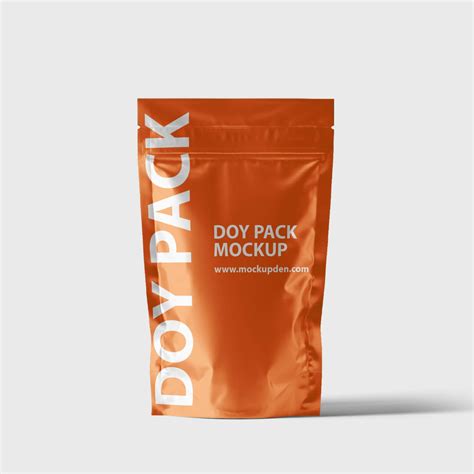 Download Free Doy-Pack With Zipper PSD Object Mockups Images