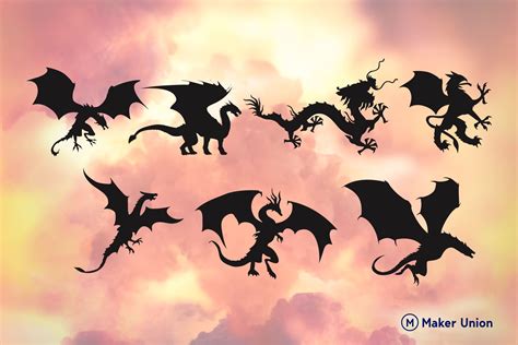 Download Free Dragon SVG Commercial Use DXF Files