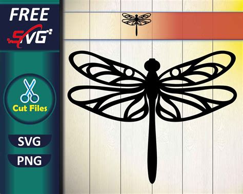 Download Free Dragonfly and Dragonfly Split | SVG | PNG | DXF DXF Files