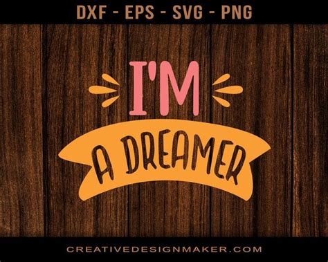 Download Free Dreamers SVG DXF Files