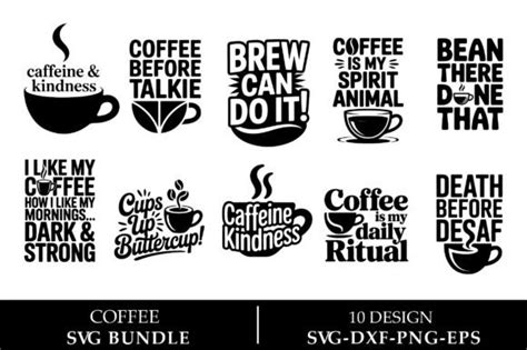 Download Free Drink Coffee SVG Printable Files For Crafts