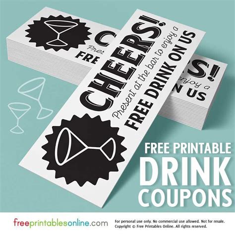 Free Drink Ticket Template Word