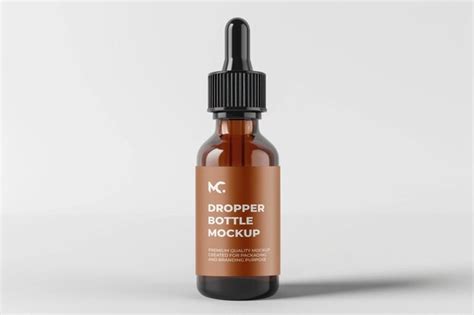 Download Free Dropper Bottle Mockup PSD Templates TIFF Files PSD Files