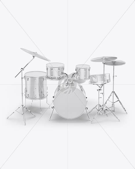 Download Free Drum Kit Mockup - Front View PSD Generator