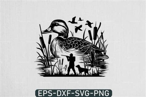 Download Free Duck Hunting Darling SVG Cutting Files Commercial Use DXF Files