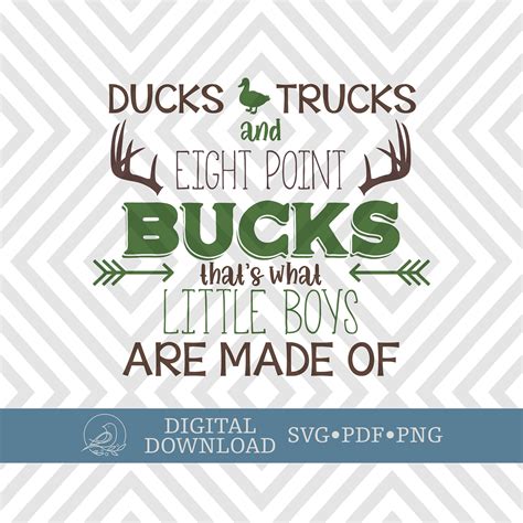 Download Free Ducks Trucks Eight Point Bucks Files
