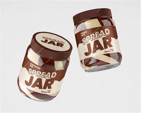 Download Free Duo Chocolate Spread Mockup PSD Generator