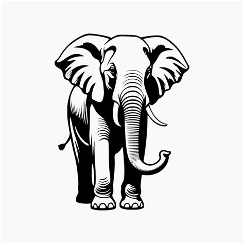 Download Free E For Elephant - SVG File, DXF File DXF Files