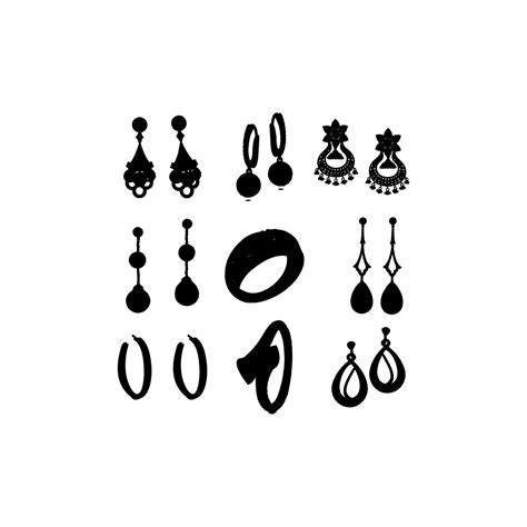 Download Free Earring Set 2 Silhouette
