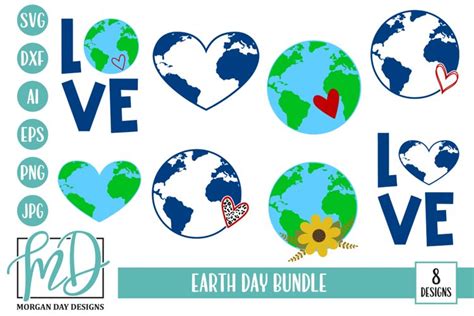 Download Free Earth Day Bundle DXF Files