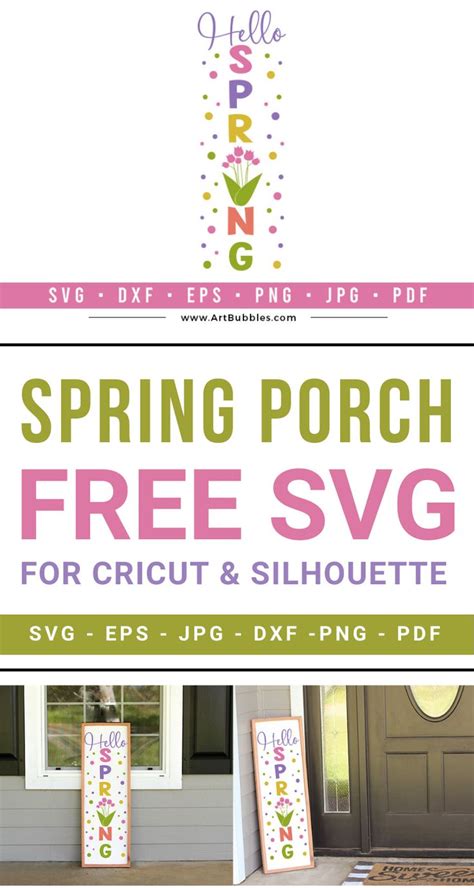 Download Free Easter / Spring Porch Signs SVG Bundle | SVG Cut Files Commercial Use For Crafts