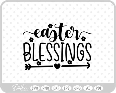Download Free Easter Blessings - SVG File, DXF File Cricut SVG For Crafts