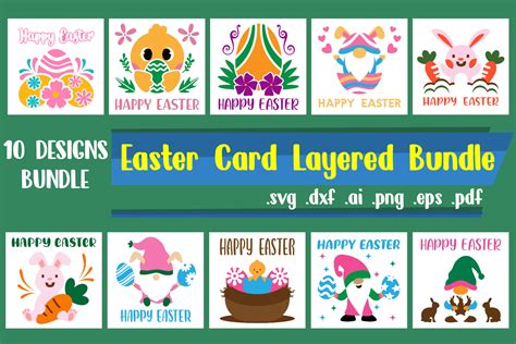 Download Free Easter Bundle - SVG, DXF, EPS Cut Files Crafts
