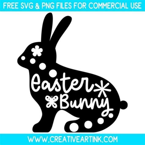 Download Free Easter Bunny SVG Cut File Commercial Use Free PSD Mockups