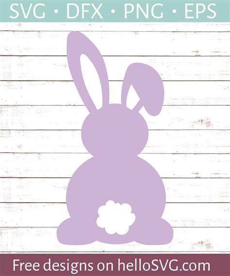 Download Free Easter Bunny SVG Printable