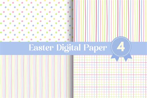 Download Free Easter Digital Paper Pack Pastel Backgrounds DXF Files