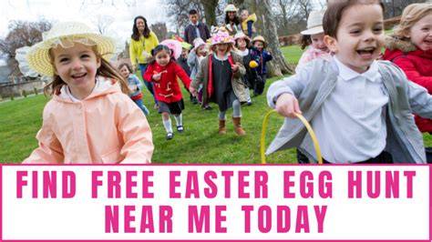 Free Easter Egg Hunts Today