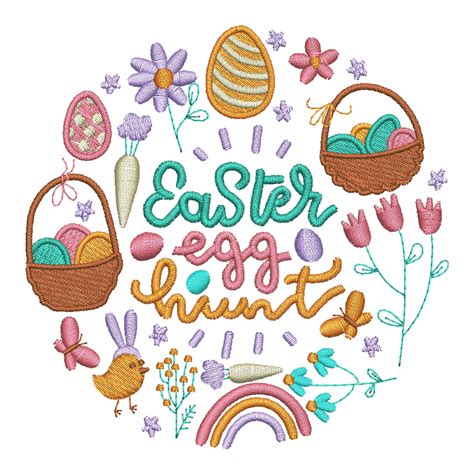 Download Free Easter I Hunt Embroidery Applique Embroidery Design DXF Files