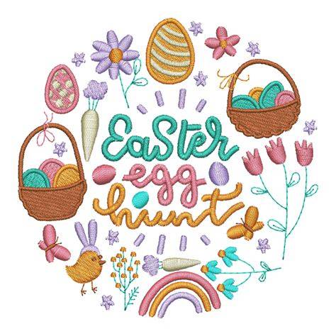 Download Free Easter I Hunt Embroidery Applique Embroidery Design For Crafts