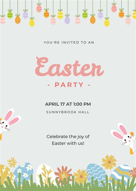 Free Easter Invitations