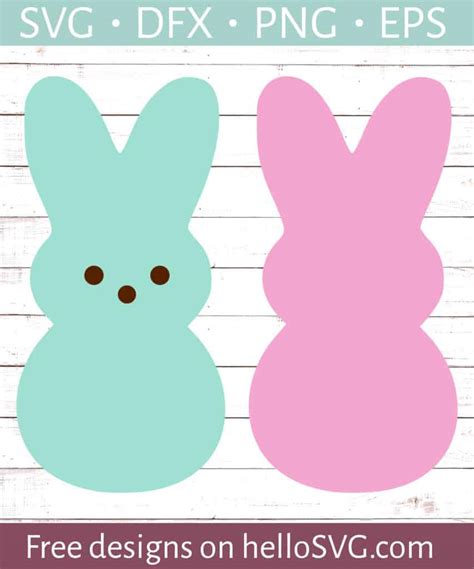 Download Free Easter SVG, Peeps SVG, DXF File, Cuttable File Files Free PSD Mockups