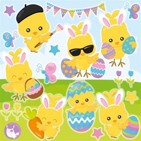 Download Free Easter Set - Chicks Commercial Use