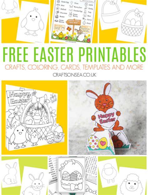 Download Free Easter Spring Printable Mini Kit for Crafting Cameo