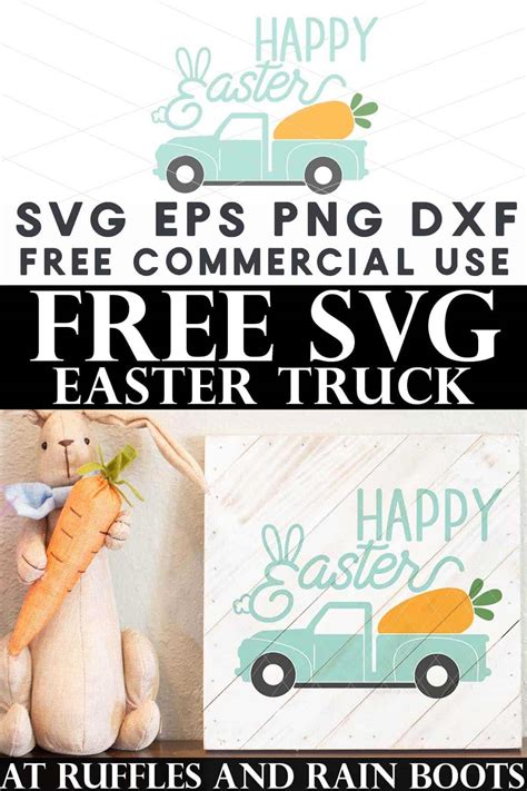 Download Free Easter Truck SVG Files Files