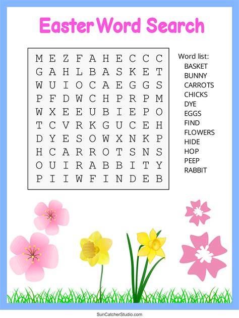 Free Easter Word Puzzles