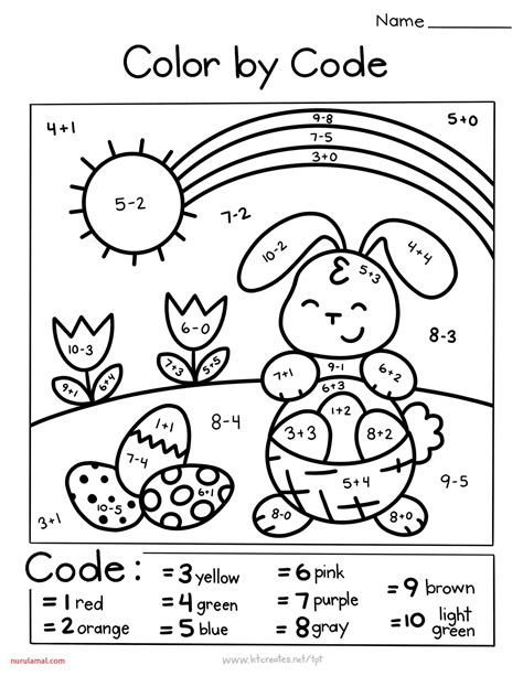 Free Easter Worksheets For Kindergarten