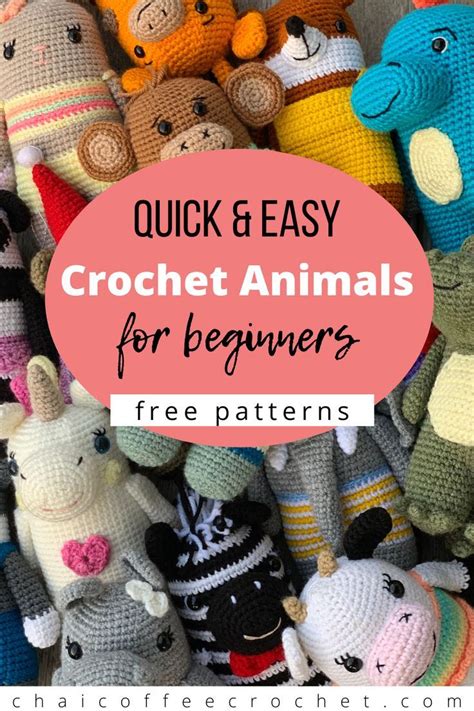Free Easy Crochet Animals For Beginners